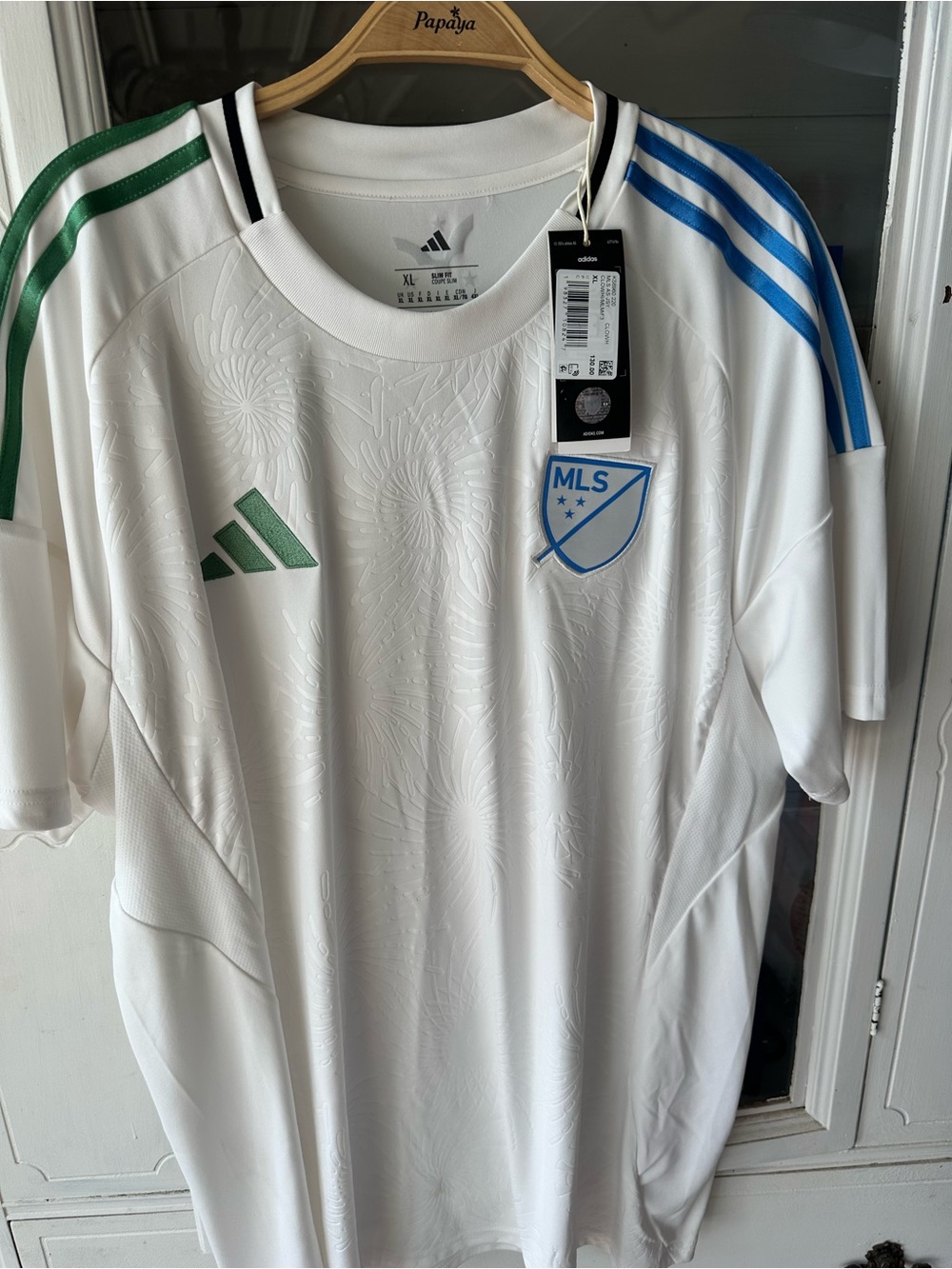 Messi Adidas White MLS Soccer Jersey